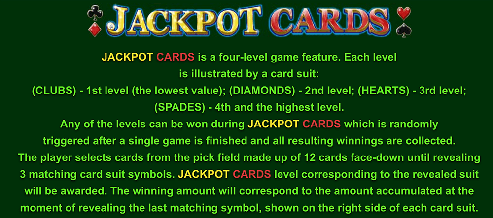 Jackpot Cards